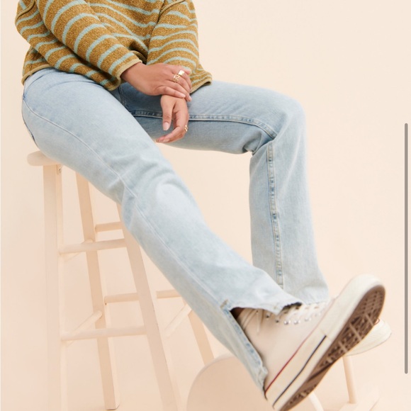 BDG Split-Ankle High-Rise Relaxed Straight Jean - Picture 2 of 10